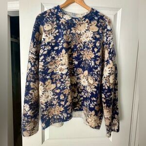 Sézane floral sweater - size XXL